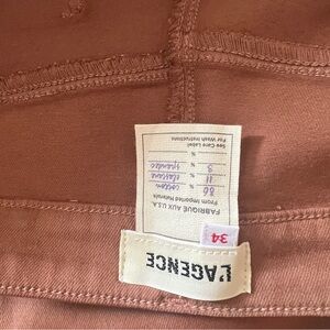 L'Agence brown coated jeans 34
